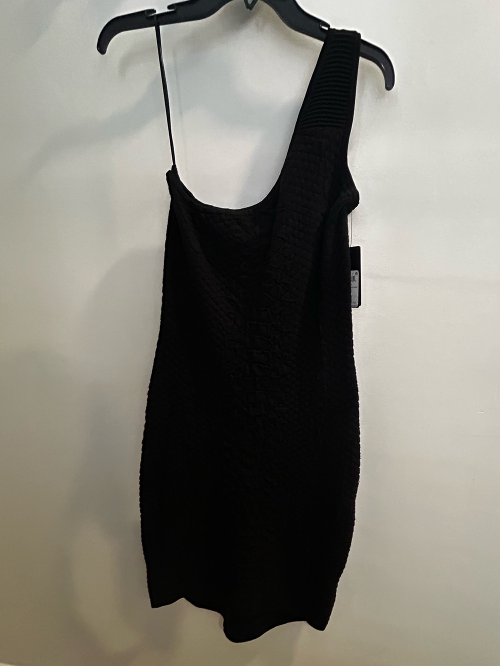 Guess Asymmetrical One-Shoulder Little Black Dress, XL, NWT